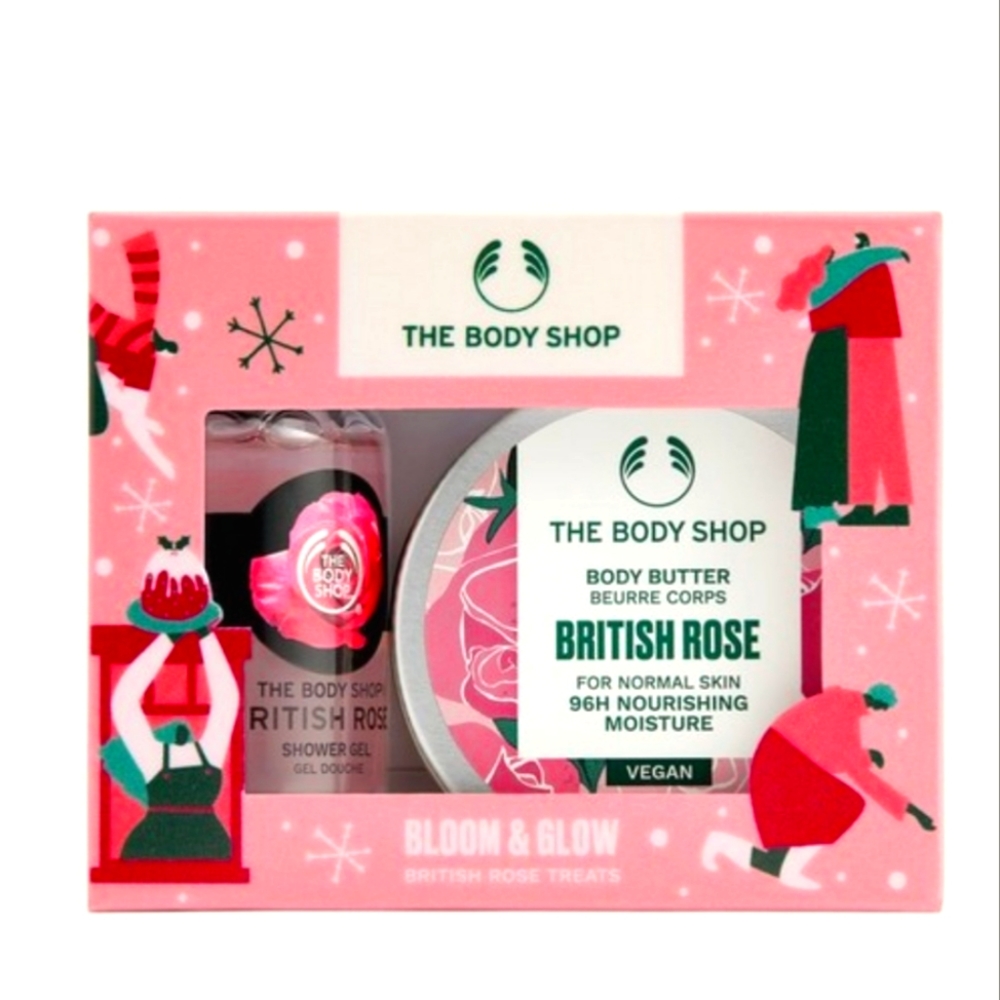 Bloom & Glow British Rose Treats Gift Set - The Body Shop